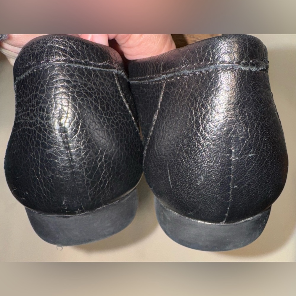 Nurture Tiffany’s Classic Black Leather Loafers, Size 8 - Picture 6 of 16